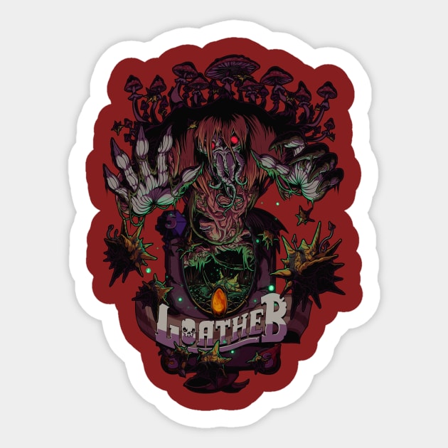 UNOFFICIAL LOATHEB TRIBUTE TEE Sticker by peanutgolem